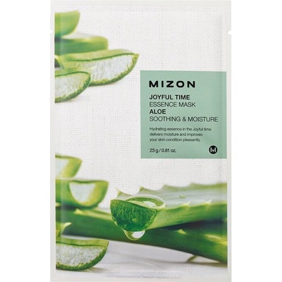 Mizon Joyful Time Essence Mask Aloe, листова маска за лице с екстракт от алое (8809479166390)