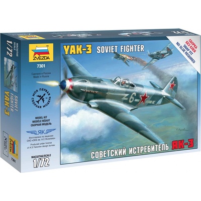 Zvezda Easy Kit Jakovlev Yak 3 1:72