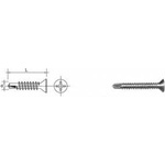 Uncanny Brand Self drilling tapered leb csk d7504o 4.2*16mm