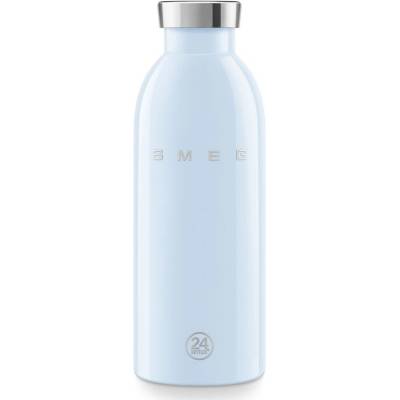 SMEG Термо бутилка SMEG Clima 50's Style WBF01PB, 500 мл, Херметично затваряне, Двустенна, Неръждаема стомана 18/8, Син (WBF01PB)