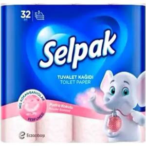 Selpak тоалетна хартия 3 пластова ароматизирана 32 ролки