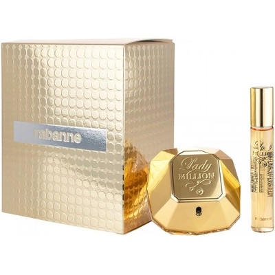 Paco Rabanne Комплект за жени Paco Rabanne Lady Million - Парфюмна вода 80 мл + 20 мл
