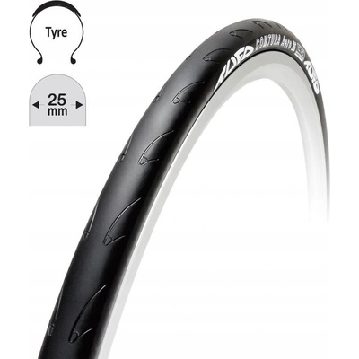 Cestný Tufo Comtura CLI1D1608160, rozmer kolesa 28", šírka 25 mm, hmotnosť 215 g