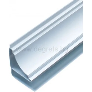 Image 1 of Pvc профил декоративен бял 3 метра