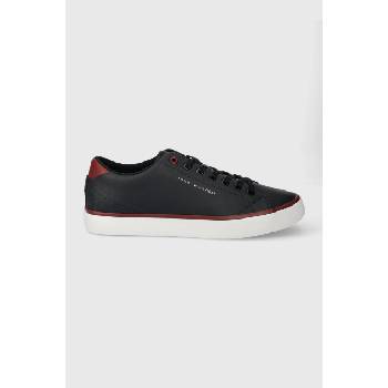 Tommy Hilfiger Кожени кецове Tommy Hilfiger TH HI VULC CORE LOW LEATHER ESS в тъмносиньо FM0FM05041 (FM0FM05041)