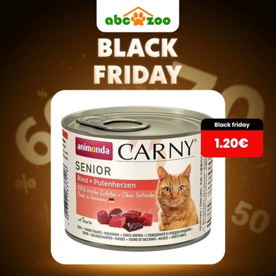 Animonda Carny Senior hovädzie a morčacie srdiečka 200 g