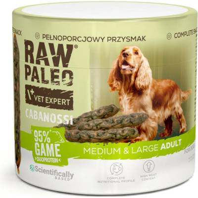 VETEXPERT Raw Paleo Cabanossi Game Medium Large 100 g