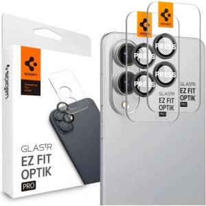 Spigen Samsung S25 Edge SPIGEN OPTIK PRO защитно стъкло за камера 2бр. 9H, само за обектива, TRANSFER AGL09413 (AGL09413)