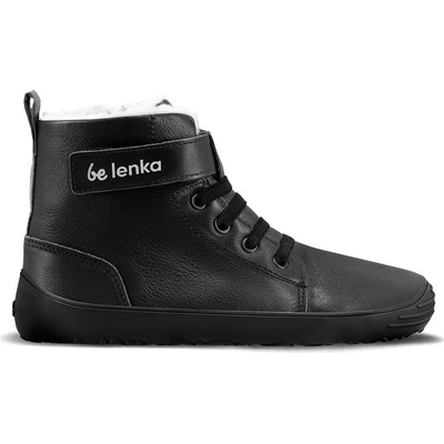 Be Lenka Winter Kids All dětské zimní barefoot boty black