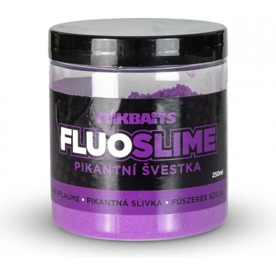 Mikbaits OBALOVACÍ Dip Fluo Slime Pikantní slivka 100 g