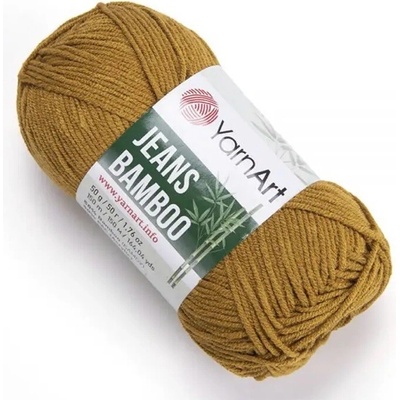 YarnArt Jeans Bamboo 131 - tmavší hořčicová