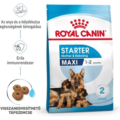 Royal Canin Maxi Starter Mother & Babydog Adult Drůbež Rýže 15 kg