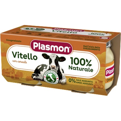 Plasmon ПЮРЕ ТЕЛЕШКО МЕСО Plasmon, 6+М (1300)