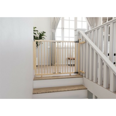BabyDan Adjust Pro Stair Gate Baluster Edition wood 74,5-114 cm v.81cm