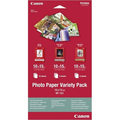 Canon Photo Paper Variety Pack 10x15cm VP-101 (0775B078)