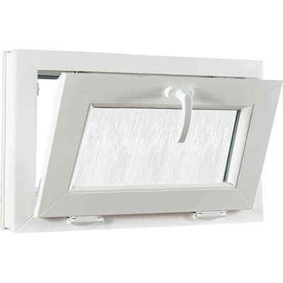 SKLADOVÉ-OKNÁ.sk Sklopné plastové okno REHAU Smartline+ - sklo kôra 600 x 420