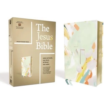 Image 1 of Jesus Bible Artist Edition, ESV, Leathersoft, Multi-color/Teal | PASSION