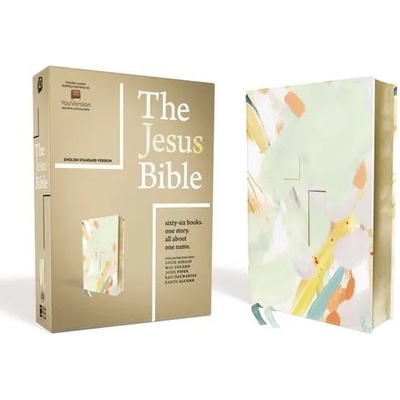 Jesus Bible Artist Edition, ESV, Leathersoft, Multi-color/Teal | PASSION
