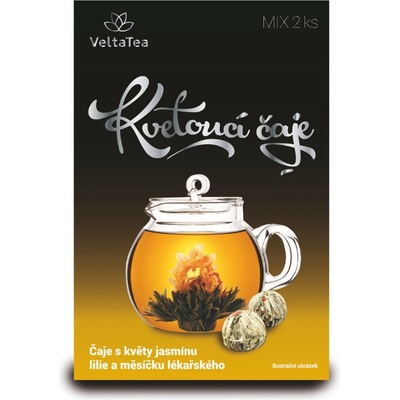 VeltaTea Kvetoucí čaj s květy jasmínu lilie a měsíčku lékařského 12 g