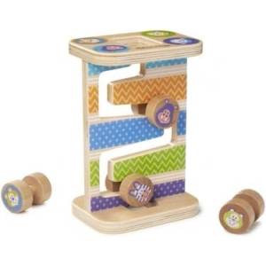 Melissa & Doug - Дървена зиг-заг кула - Сафари (40125)