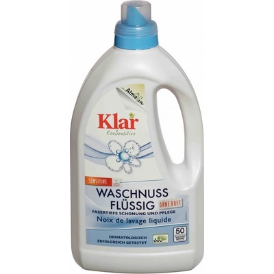 Klar Prací gel z mýdlových ořechů sensitive 1,5 l