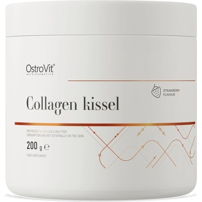 OstroVit Collagen Kissel | Fish Collagen Peptides with Erythritol [200 грама] Ягода