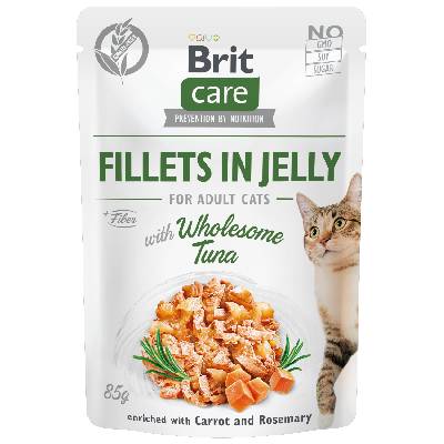 Brit Care Cat Fillets in Jelly with Wholesome Tuna 85g