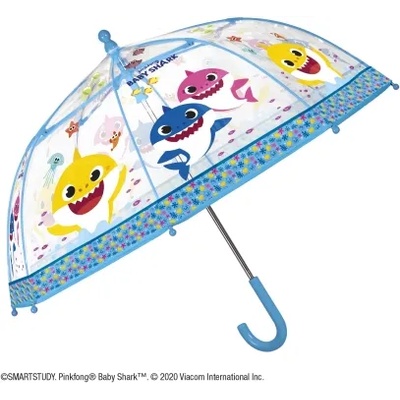 Детски прозрачен чадър Perletti Kids Baby Shark 75049