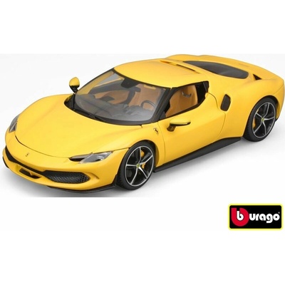 Bburago Ferrari 296 GTB žlutá 1:18