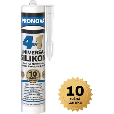 Pronova Univerzálny silikón 4v1 300 ml stredne sivá