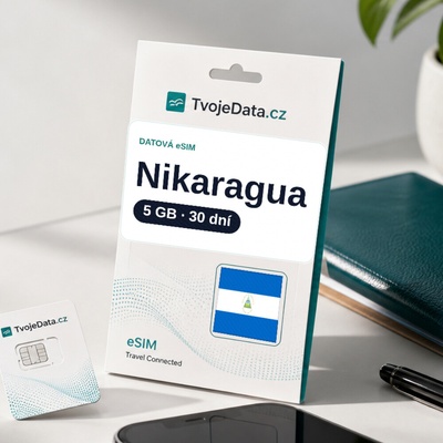 eSIM Nikaragua 5 GB / 29 dní