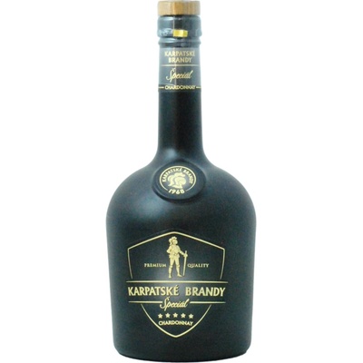 Karpatské Brandy Špeciál Chardonnay V.S.O.P. 42% 0,7 l (čistá fľaša)