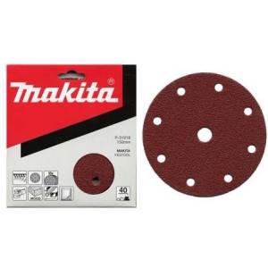 Makita Шлайф хартия MAKITA Velcro 150 мм 9 отвора K100, 10 бр. P-31946 (P-31946)