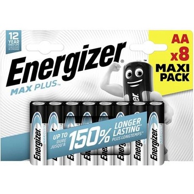 Energizer Батерия, молив AA, 8 бр. , ENERGIZER "Max Plus" 7638900437362 (7638900437362)