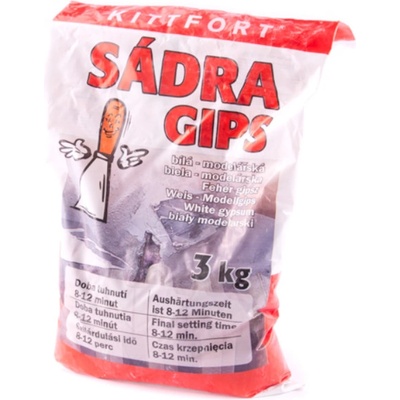 Sádra bílá, modelářská 3kg