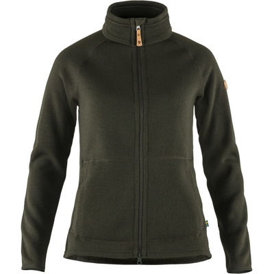 Fjällräven Övik Fleece Hoodie W tmavě šedá