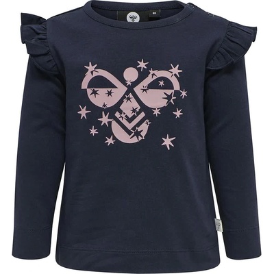 Тениска Hummel Sparkle long sleeve T-shirt - Blue (Black Iris)