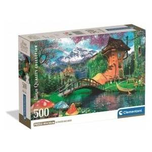 Clementoni -CLE puzzle 500 Compact The Old Shoe House 35596