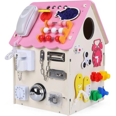 2Kids Toys Activity board Къщичка розова