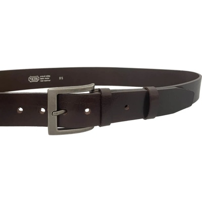 Penny Belts pánský kožený opasek EXKLUZIV 501-V1-40 hnědý