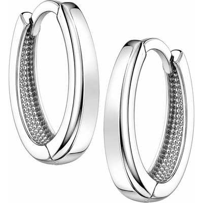 Zlaton Náušnice bílé zlato kruhy 1.5cm 2.15g 000852401253