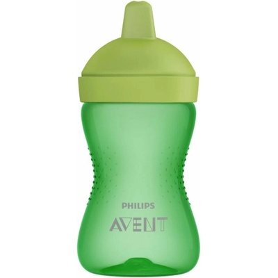 Avent netečúci hrnček 300 ml tvrdý náustok zelená