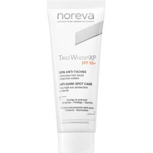 Noreva Trio White XP Anti-Dark Spot Care SPF 50+ слънцезащитен крем за лице против пигментни петна SPF 50+ 40ml