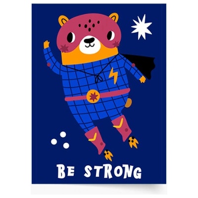 Plagát Heroes - Be strong 70x100 - 77390