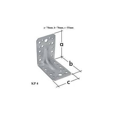 Domax KP4 Uholníková spojka 70x70x55x2.5mm