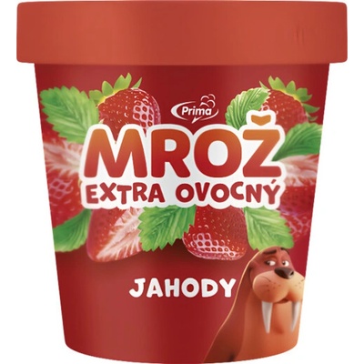 Mrož Sorbet jahoda 460 ml