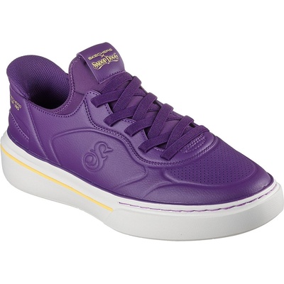 Skechers Маратонки Skechers Men's Debossed Duraleather Slip On Runners - Purple