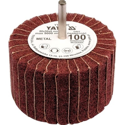 Yato lamelový kotúč 80 x 50 x 6 mm K150 YT-83400