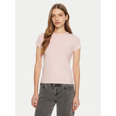 Guess Jeans Tričko dámske W4YI01 J1314 W4YI01.J1314 ružová