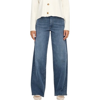 Only Madison Hight Waist Wide Leg Fit Special Blue Grey Denim